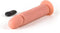 Virgite - Vibrerende Dildo Met Afstandsbediening 26.5 x 8 cm - Lichte Huidskleur