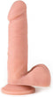 Virgite - Vibrerende Dildo Met Balzak En Afstandsbediening 19 x 4.2 cm - Lichte Huidskleur