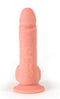 Virgite - Vibrerende Dildo Met Balzak En Afstandsbediening 19 x 4.2 cm - Lichte Huidskleur