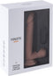 Virgite - Vibrerende Dildo Met Balzak En Afstandsbediening 19 x 4.2 cm - Lichte Huidskleur