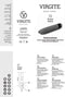 Virgite - Vibrerende En oplaadbare Bullet Vibrator V3 - Zwart