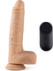 Virgite Vibrerende en Stotende Dildo met Remote R13 - beige