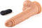 Virgite Vibrerende en Stotende Dildo met Remote R14 - lichte Beige