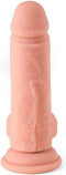 Virgite Vibrerende Realistische Dildo met afstandsbediening R12 - blanke beige