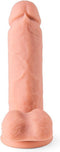 Virgite Vibrerende Realistische Dildo met afstandsbediening R12 - blanke beige