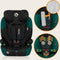 Lionelo Levi One i-Size - Autostoeltje Groep 0+ en 1 - Dri-Seat systeem - Hoofdsteun Memory Foam - Versterkte zijbescherming - Groen