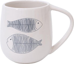 VIS KOFFIE BEKER KERAMIEK - BATELA