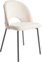 Set van 2 eetkamerstoelen COVELO Lichtbeige
