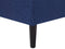 VISBY - Slaapbank 3-zits - Blauw - Polyester