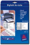 VISITEKAART AVERY C32011-25 85X54MM 200GR 250STUKS