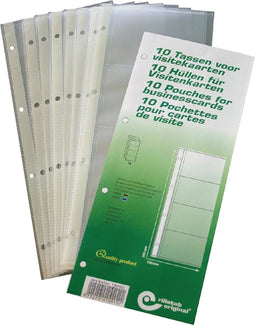 Visitekaartentassen Rillstab 4-gaats voor album 18904