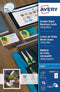 Visitekaartjes Avery 85x54mm - 260gr wit mat inkjet doos 10 v