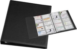 Visitekaartmap 400 kaartjes 105x65mm Rillstab