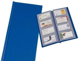 Visitekaartmap 96 kaartjes 105x65mm Rillstab