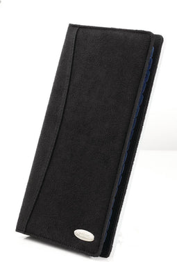 Visitekaartmap Rexel 2 Rings Soft Touch Zwart
