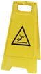 VISO PSG680 Waarschuwingsuitklapbord Gevaar voor uitglijden (b x h) 300 mm x 600 mm ISO 7010 1 stuk(s)