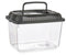 Vissenkom Met handvat Groot Grijs Plastic 7 L 20 x 20 x 30 cm (8 Stuks)