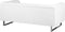 VISSLAND - Tweezitsbank - Wit - Kunstleer
