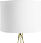 VISTULA - Staande lamp - Wit/Goud - Metaal