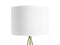 VISTULA - Staande lamp - Wit/Goud - Metaal