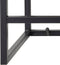 Vita Hoedenplank - Hoedenplank met zwart frame en zwarte plank