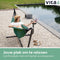 Vita5 Hangmat met Standaard 2 Persoons - Donkergroen - Draaggewicht 205 kg - Verstelbare Lengte - Incl. Draagtas