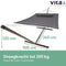Vita5 Hangmat met Standaard 2 Persoons - Hangmatsets - Tuin Hangmat met Spreidstok en Frame - Donker Grijs - UV-bestendig - Draaggewicht Tot 200 kg
