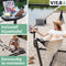 Vita5 Hangmat met Standaard – 2 Persoons – Incl. Bekerhouder – 205kg Draaggewicht – Beige/Wit