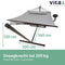 Vita5 Hangmat met Standaard en Spreidstok – 2 Persoons – incl. Bekerhouder - Afneembaar kussen – uv-bestendig – Lichtgrijs
