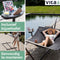 Vita5 Hangmat met Standaard en Spreidstok – 2 Persoons – incl. Bekerhouder - Afneembaar kussen – uv-bestendig – Zwart
