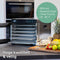 Vita5 Nobel Pro 6 Voedseldroger - Dehydrator 6 Laags - Droogoven RVS - 24-Uurs Timer - Led-bedieningspaneel - 650 Watt