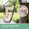 Vita5 XXL Hangstoel | Binnen&Buiten Hangnest | Incl. 2 Kussens en Boekenvak | Volwassenen&Kinderen | Hangmatstoel tot 200kg | Beige
