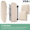 Vita5 XXL Hangstoel | Binnen&Buiten Hangnest | Incl. 2 Kussens en Boekenvak | Volwassenen&Kinderen | Hangmatstoel tot 200kg | Beige