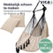 Vita5 XXL Hangstoel | Binnen&Buiten Hangnest | Incl. 2 Kussens en Boekenvak | Volwassenen&Kinderen | Hangmatstoel tot 200kg | Beige
