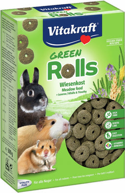 Vitakraft - Groen Rollies - Konijnensnack - 300 gr