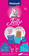 Vitakraft Kattensnack - Jelly Lovers - Zalm & Schol - 6 x 15 g