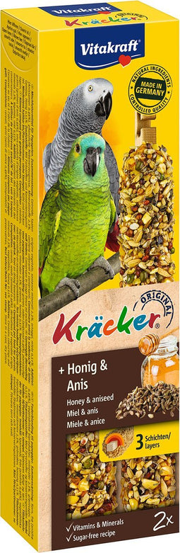 Vitakraft Papegaaikracker Honing - Vogelsnack