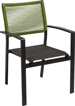 Vito Rope stapelstoel groen