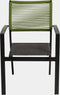 Vito Rope stapelstoel groen