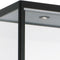 Vitrinekast 4 legborden 200x50x50 Zwart
