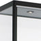 Vitrinekast 4 legborden 200x60x40 Aluminium