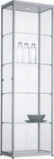 Vitrinekast 4 legborden 200x60x40 Zwart