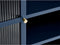 Vitrinekast Blauw - Metaal - 40x110,9x140cm - Soft Closing - Vitrinekast Bronco - Giga Living