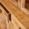 Vitrinekast Boaz XXL - 200 cm - naturel