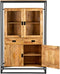 Vitrinekast Len mangohout 125 cm