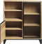 Vitrinekast Livorno Naturel H138 cm - Giga Living