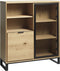Vitrinekast Livorno Naturel H138 cm - Giga Living