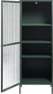 Vitrinekast Metaal Groen - 4 Planken - 58cm - Kast Bronco - Giga Living