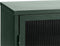 Vitrinekast Metaal Groen - 4 Planken - 58cm - Kast Bronco - Giga Living