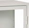 Vitrinekast Metaal Wit - 3 Planken - Gewicht 44kg - 131,8x40x88cm